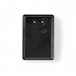 Nedis Wireless Doorbell Set | Mains Powered | 220 - 240 V AC 50 Hz | 1x CR2032 | Volume: 80 dB | Signal range: 300 m | IP44 | Adjustable volume | 36 Melodies | 1 Receiver | Black Nedis Wireless Doorbell Set | Mains Powered | 220 - 240 V AC 50 Hz | 1x CR2032 | Volume: 80 dB | Signal range: 300 m | IP44 | Adjustable volume | 36 Melodies | 1 Receiver | Black