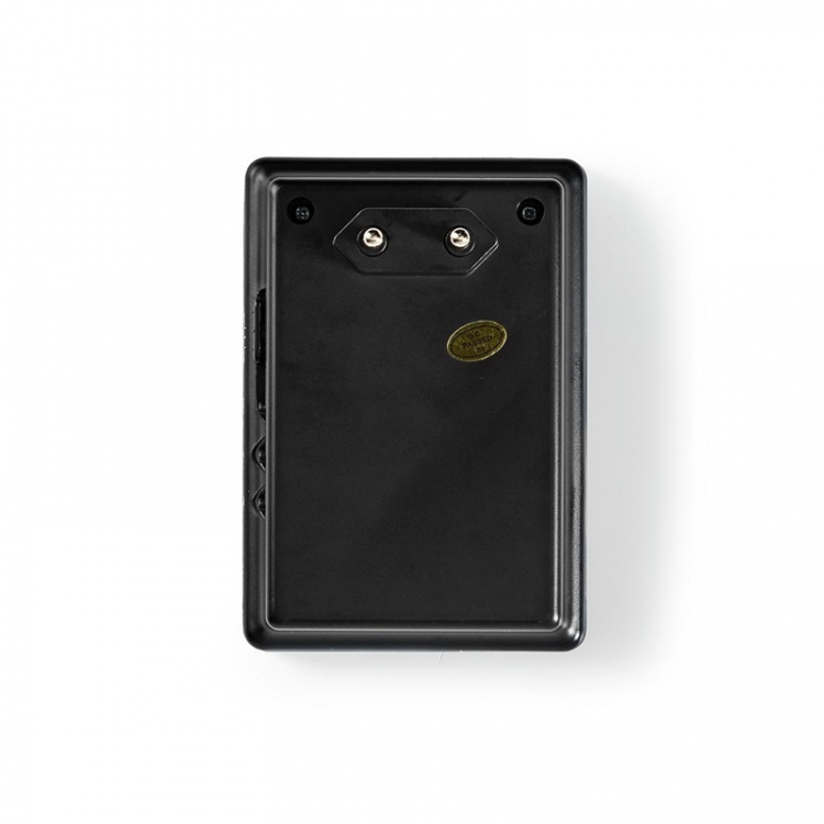 Nedis Wireless Doorbell Set | Mains Powered | 220 - 240 V AC 50 Hz | 1x CR2032 | Volume: 80 dB | Signal range: 300 m | IP44 | Adjustable volume | 36 Melodies | 1 Receiver | Black Nedis Wireless Doorbell Set | Mains Powered | 220 - 240 V AC 50 Hz | 1x CR2032 | Volume: 80 dB | Signal range: 300 m | IP44 | Adjustable volume | 36 Melodies | 1 Receiver | Black