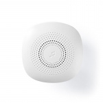 Nedis Wireless Doorbell Set | Mains Powered | 220 - 240 V AC 50 Hz | 1x CR2032 | Volume: 80 dB | Signal range: 100 m | Adjustable volume | 36 Melodies | 1 Receiver | White