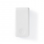 Nedis Wireless Doorbell Set | Mains Powered | 220 - 240 V AC 50 Hz | 1x CR2032 | Volume: 80 dB | Signal range: 100 m | Adjustable volume | 36 Melodies | 1 Receiver | White