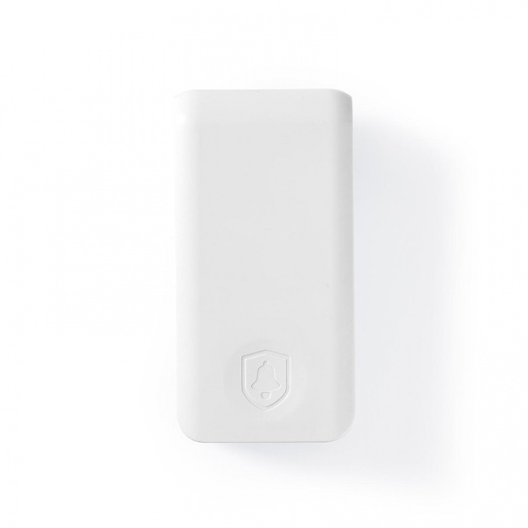 Nedis Wireless Doorbell Set | Mains Powered | 220 - 240 V AC 50 Hz | 1x CR2032 | Volume: 80 dB | Signal range: 100 m | Adjustable volume | 36 Melodies | 1 Receiver | White
