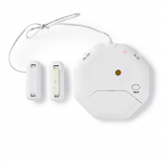 Nedis Doorstep Window Alarm | Battery Powered | 2x CR2032 | 85 dB | White Nedis Doorstep Window Alarm | Battery Powered | 2x CR2032 | 85 dB | White