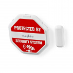 Nedis Doorstep Window Alarm | Battery Powered | 2x CR2032 | 85 dB | White Nedis Doorstep Window Alarm | Battery Powered | 2x CR2032 | 85 dB | White