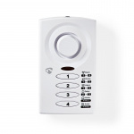 Nedis Doorstep Window Alarm | Battery Powered | 3x AAA/LR03 | 85 dB | White