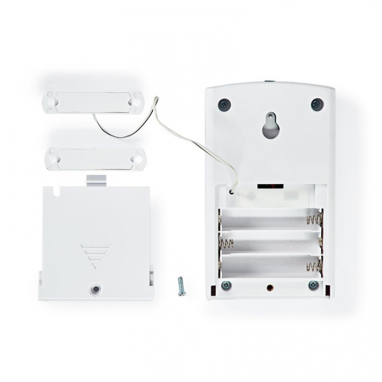 Nedis Doorstep Window Alarm | Battery Powered | 3x AAA/LR03 | 85 dB | White