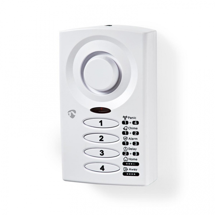 Nedis Doorstep Window Alarm | Battery Powered | 3x AAA/LR03 | 85 dB | White