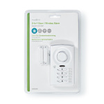 Nedis Doorstep Window Alarm | Battery Powered | 3x AAA/LR03 | 85 dB | White