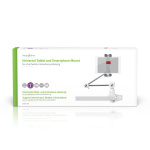 Nedis Tablet Stand | Universal | Interactive | Metal / White Nedis Tablet Stand | Universal | Interactive | Metal / White