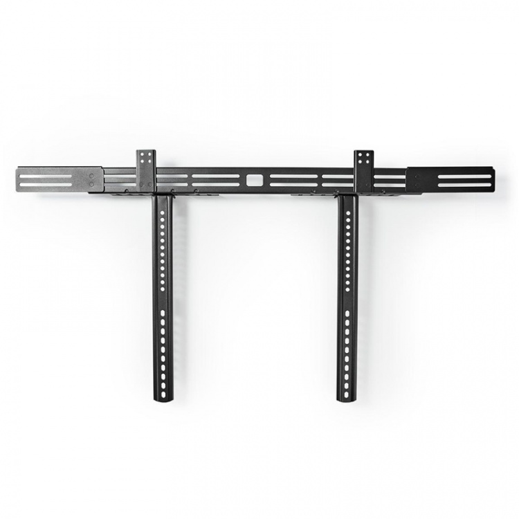 Nedis Soundbar Mount | Compatible with: Universal | Attached to the TV | 10 kg | Depth Adjustment | Steel | Black