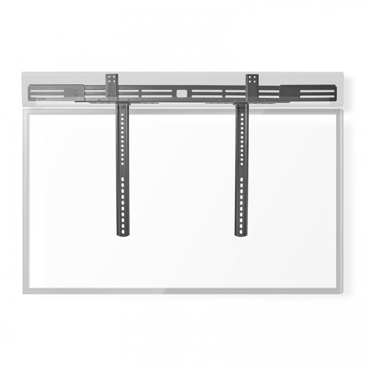 Nedis Soundbar Mount | Compatible with: Universal | Attached to the TV | 10 kg | Depth Adjustment | Steel | Black