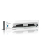 Nedis Soundbar Mount | Compatible with: Sonos® Beam™ | Wall | 5 kg | Fixed | ABS / Steel | Black