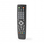 Nedis Universal Remote Control | Preprogrammed | 10 Devices | Memory Buttons / TV Guide Button | Infrared | Black
