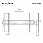 Nedis Tiltable TV Wall Mount | 60 - 100 