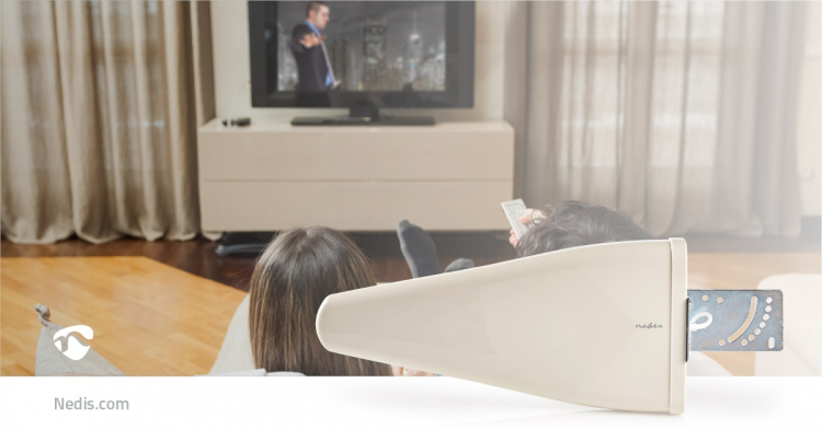 Nedis 3G / 4G / 5G Antenna | 5G | Indoor & Outdoor | 698-5000 MHz | Gain: 11 dB | 4.00 m | White