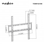 Nedis Fixed TV Wall Mount | 23 - 55 