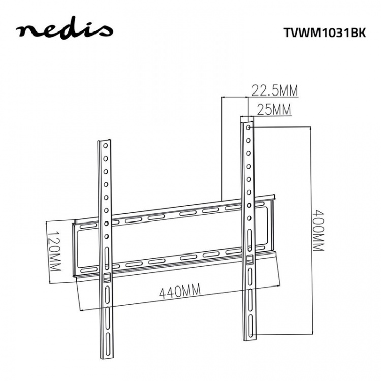 Nedis Fixed TV Wall Mount | 23 - 55 