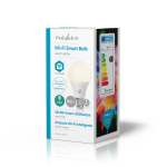 Nedis SmartLife LED Bulb | Wi-Fi | B22 | 800 lm | 9 W | Warm White | 2700 K | Android™ / IOS | A60 | 1 pcs