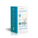Nedis SmartLife LED Bulb | Wi-Fi | B22 | 800 lm | 9 W | Warm White | 2700 K | Android™ / IOS | A60 | 1 pcs