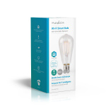 Nedis SmartLife LED Filament Bulb | E27 | 500 lm | 5 W | Warm White | 2700 K | Glass | Android™ / IOS | ST64 | 1 pcs Nedis SmartLife LED Filament Bulb | E27 | 500 lm | 5 W | Warm White | 2700 K | Glass | Android™ / IOS | ST64 | 1 pcs