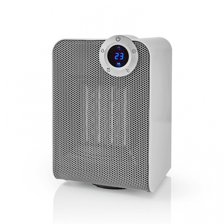 Nedis SmartLife Fan Heater | 1800 W | 3 Heat Settings | Oscillation | Display | 15 - 35 °C | Android™ / IOS | White