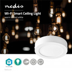 Nedis SmartLife Ceiling Light | Cool White / Warm White | Round | Diameter | 800 lm | 2700 - 6500 K | IP20 | Energy class: G | Android™ / IOS