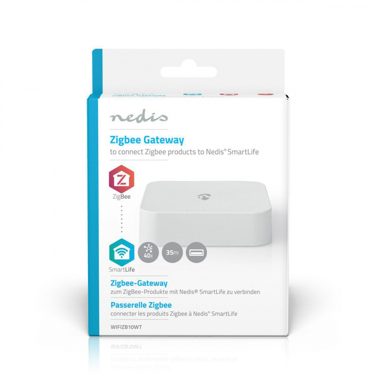 Nedis Zigbee Gateway | Zigbee 3.0 | 40 Devices | USB Powered | Android™ / IOS | White