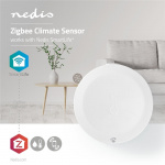Nedis Smart Climate Sensor | Zigbee 3.0 | Battery Powered | Android™ / IOS | White Nedis Smart Climate Sensor | Zigbee 3.0 | Battery Powered | Android™ / IOS | White