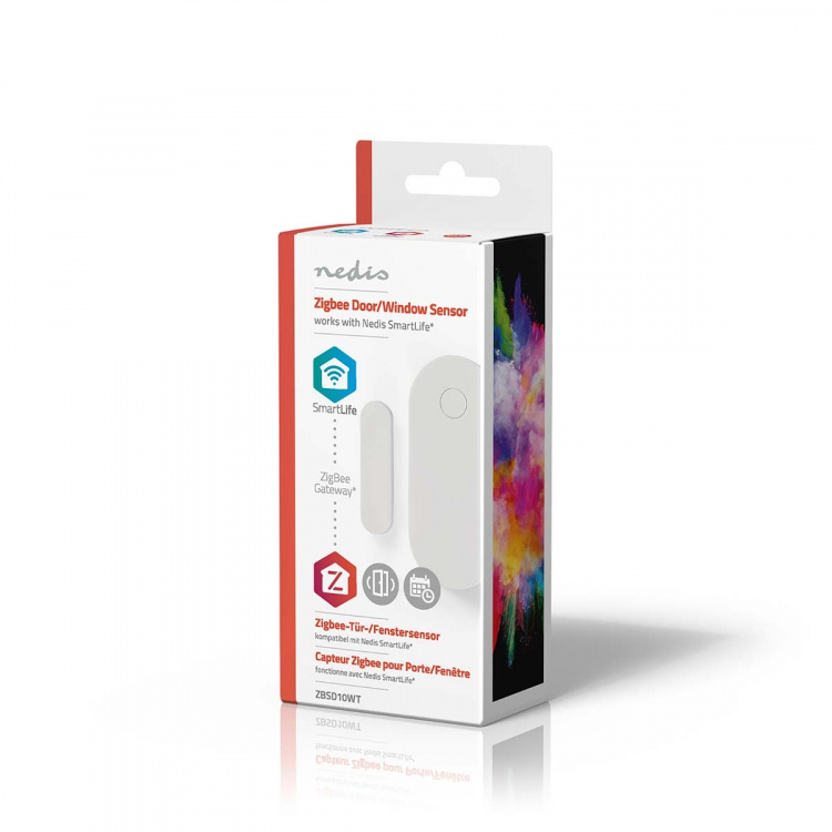 Nedis Door Window Sensor | Zigbee 3.0 | Battery Powered | Android™ / IOS | White