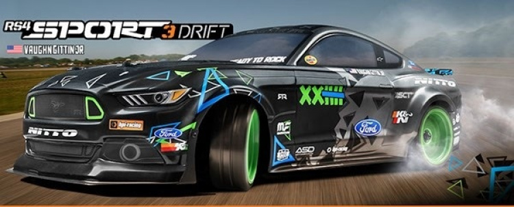HPI RS4 Sport 3 VGJR Ford Mustang 1:10 Electric Onroad