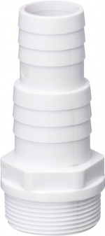 Hose connector for swimming pool, white, 1 1/2 Hose connector for swimming pool, white, 1 1/2