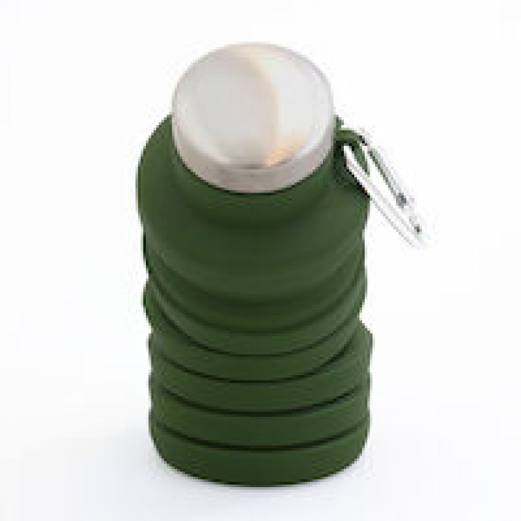 Orrefors Hunting Vattenflaska Silikon, Mörkgrön, 500 ml Orrefors Hunting Vattenflaska Silikon, Mörkgrön, 500 ml