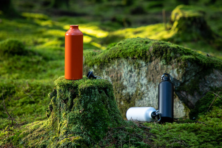 Orrefors Hunting Aluminiumflaska, Rosa