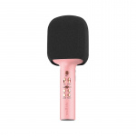 Maxlife MXBM-600 - Wireless Karaoke Microphone with Built-in Speaker, Pink