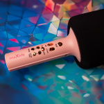 Maxlife MXBM-600 - Wireless Karaoke Microphone with Built-in Speaker, Pink
