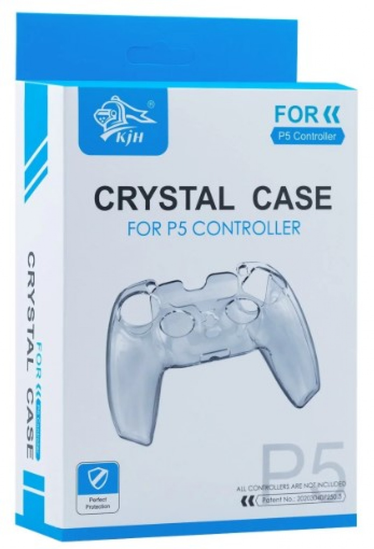Silicone grip Crystal case for PS5 control, transparent Silicone grip Crystal case for PS5 control, transparent