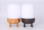 Humidifier with speaker and lamp, Dark wood design