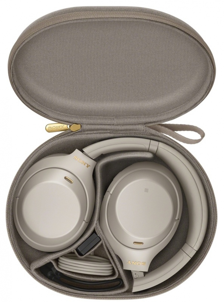Sony WH-1000XM4 Noise Canceling Wireless Headphones, Silver Sony WH-1000XM4 Noise Canceling Wireless Headphones, Silver