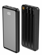 Forever TB-411 Power bank with cables, 10,000 mAh Forever TB-411 Power bank with cables, 10,000 mAh