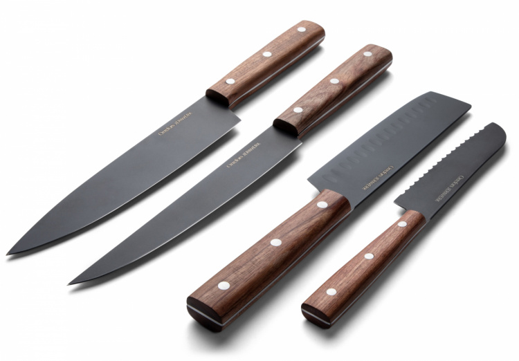 Orrefors Jernverk, Knife Set Ash Wood, 4-Pack Orrefors Jernverk, Knife Set Ash Wood, 4-Pack
