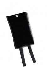 Kosta Linnewäfveri Fire blanket Suede, Black Kosta Linnewäfveri Fire blanket Suede, Black