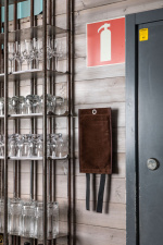 Kosta Linnewäfveri Fire blanket Suede, Black Kosta Linnewäfveri Fire blanket Suede, Black