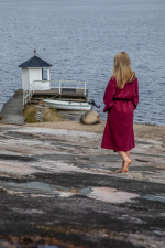 Kosta Linnewäfveri Badrock College, Vinröd, L/XL