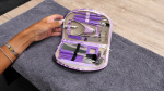 Wellys 18 Pieces Manicure Set, Purple Wellys 18 Pieces Manicure Set, Purple