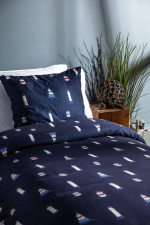 Lord Nelson Victory Karlsvik Mikrofiber Bäddset, Marin