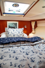 Lord Nelson Victory Vassviken Mikrofiber Bäddset, Marin