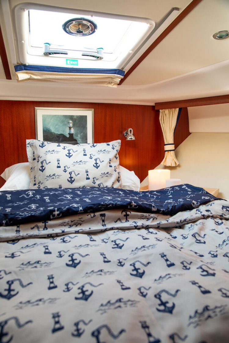 Lord Nelson Victory Vassviken Mikrofiber Bäddset, Marin