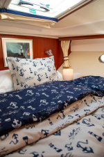 Lord Nelson Victory Vassviken Mikrofiber Bäddset, Marin