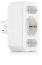 Branch plug with three sockets Branch plug with three sockets