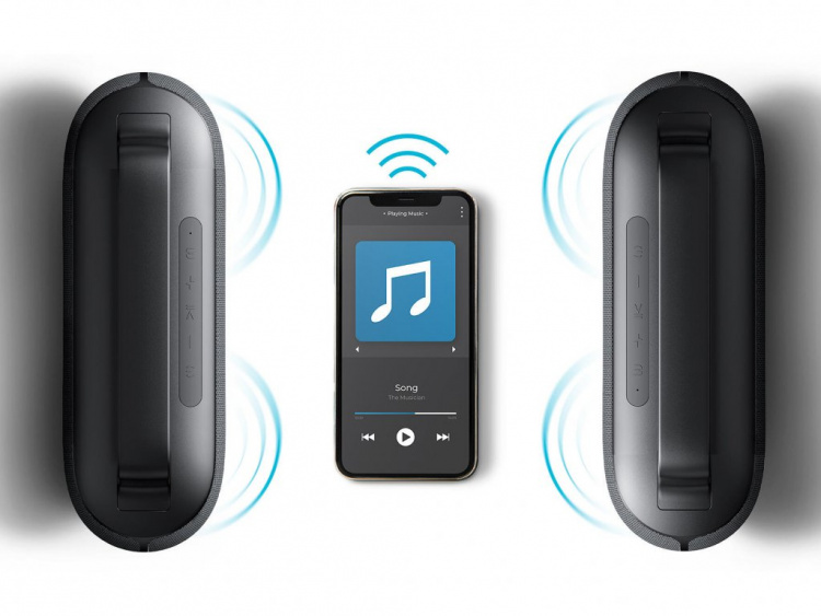 Next TREND Waterproof Wireless Speaker, Black Next TREND Waterproof Wireless Speaker, Black