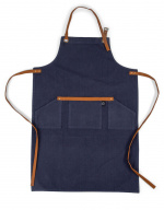 Kosta Linnewäfveri Apron, Navy blue
